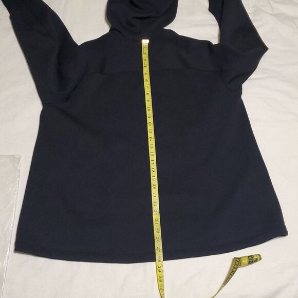 +J (UNIQLO X Jil Sander Dry Sweat Full-Zip Long-Sleeve Hoodie, Black, Size XXL - Picture 14 of 16